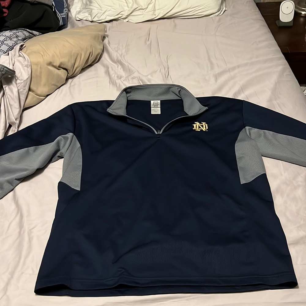 MENS XL NOTRE DAME 1/4 Zip *WORN ONCE!*